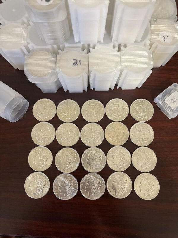 1921 Philadelphia Morgan Silver Dollars 1921 PHILIDELPHIA MORGAN SILVER DOLLAR ROLL