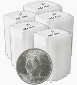 Peace Dollar 1924 BU 1924 Peace Dollar Roll