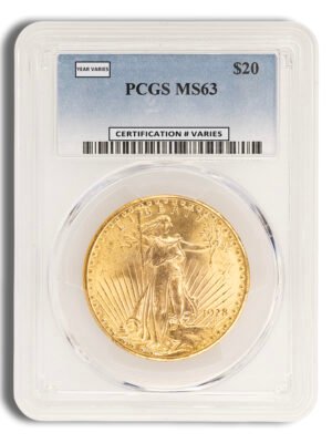 id10077142c3373346hkSOZPGR5zyEF5TPvl-dXGUm013NGFlHjjBtb3aa-yVbhvSWAext-1.jpg Gold Saint-Gaudens Double Eagle - PCGS MS63