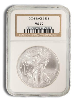 id10077157c3373346h8SWQ2KFjy1-29fL6QWN35L36ZdX9t93DukCOfuVql_9d8CtRext-1.jpg 2008 Silver Eagle NGC MS70