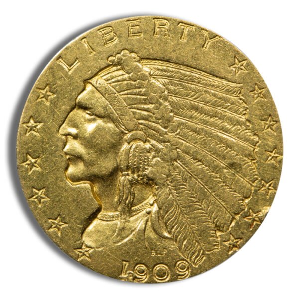 .5 Gold Indian Quarter Eagle - Cleaned/Low Grade