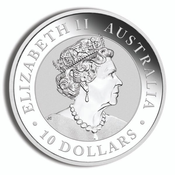 Australian Silver Kookaburra - 10 oz - BU (Year Varies)