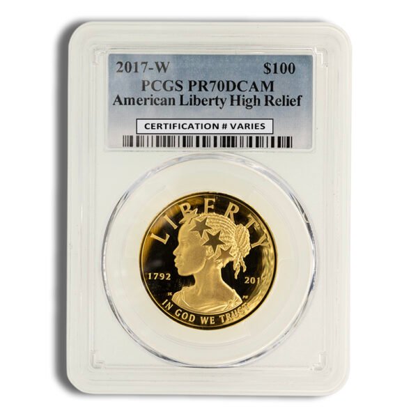 2017-W American Liberty High Relief Gold Coin PCGS PR70
