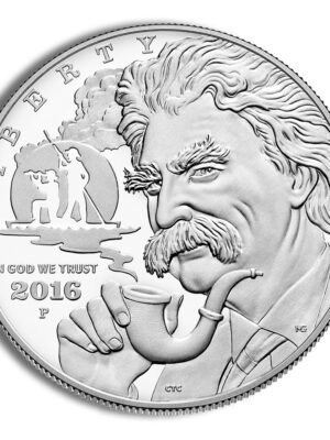 2016 Mark Twain Commemorative Silver Proof Obverse 2016-P width=