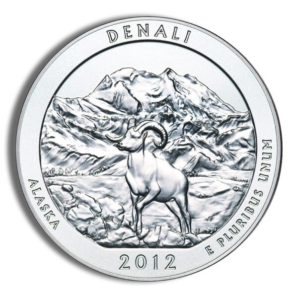 2012 5 oz ATB Denali Silver Coin - BU