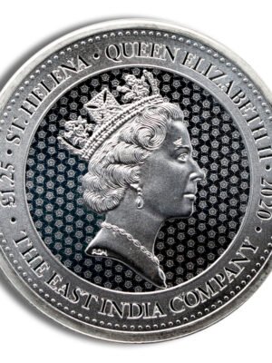 1.25 oz St. Helena Rose Crown Silver Coin (Year Varies)