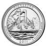 2011-P 5 oz ATB Vicksburg Silver Coin NGC SP70