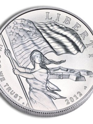 2012 Star Spangled Banner Commemorative Silver One Dollar Uncirculated Obverse 2012-P width=