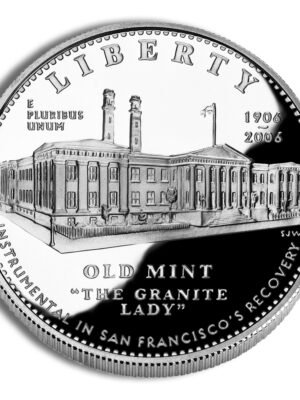 2006 San Francisco Mint Centennial Commemorative Silver One Dollar Proof Obverse 2006-S width=