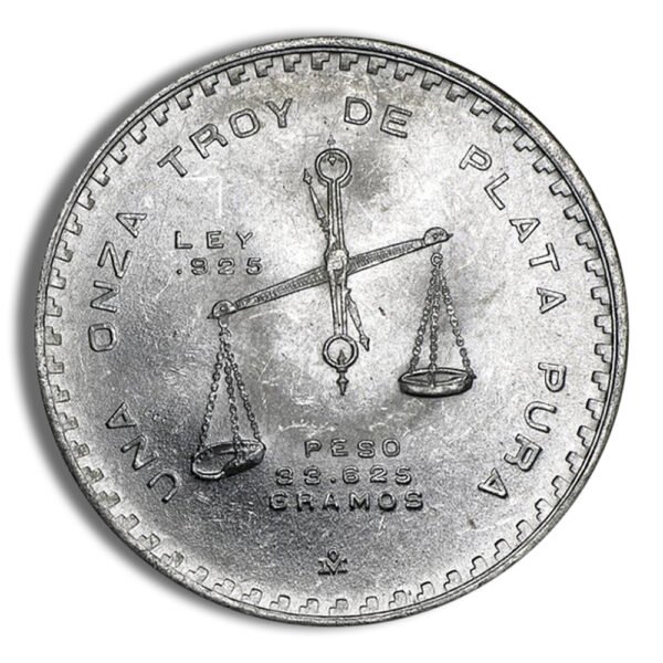1 oz Mexican Onza Balance Scale Silver Coin (Year Varies)