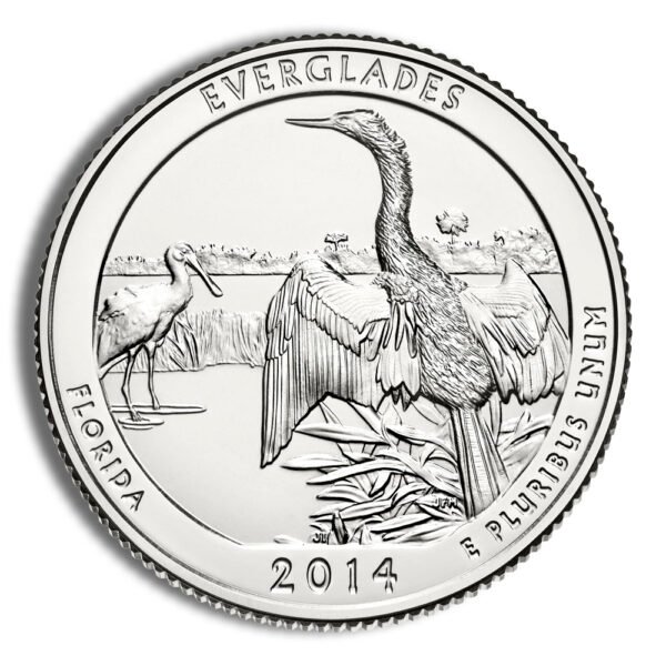 2014-P 5 oz ATB Everglades Silver Coin NGC SP70