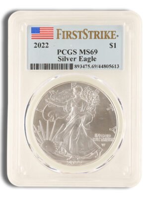 id10079562c3373346h2hCDZvVPTDAp-J03HPSXptLar0NTTK8OAcSslo1CZBDwF-6yext-1.jpg 2022 Silver Eagle PCGS MS69