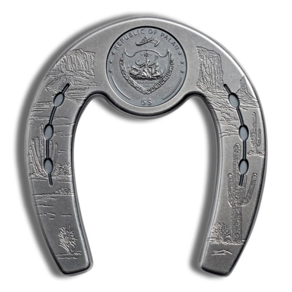 2021 1 oz Palau Silver Lucky Horseshoe