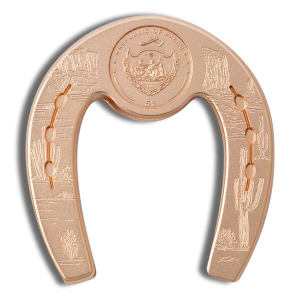 2022 1 oz Palau Silver Rosy Horseshoe