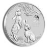 2023 5 oz Australia Silver Lunar Rabbit BU - Series III
