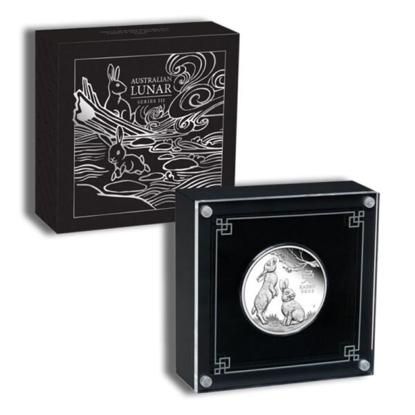2023 1 oz Silver Australia Year of the Rabbit Proof