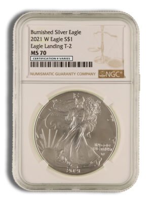 id10079941c3373346hKcBgQ7f0ZV9Tsgmvui2D6_ZHQAz8g8128GQVBMT95Qbck-IJext-1.jpg 2021-W Burnished Silver Eagle NGC MS70 (Type 2)