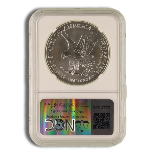 2021-W Burnished Silver Eagle NGC MS70 (Type 2)