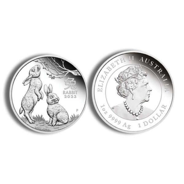 2023 Silver Australia Year of the Rabbit Proof 3-Coin Set