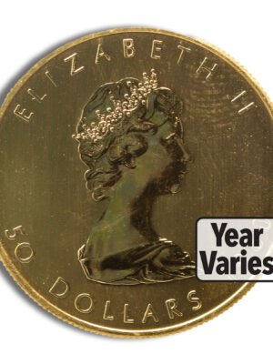 1 oz .999 Gold Maple Leaf (Year Varies)