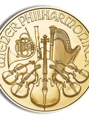 1/10 oz Austrian Philharmonic Gold Coin (Year Varies)