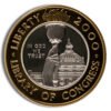 2000-W  Library of Congress Bimetallic Coin - Proof (Box/COA)