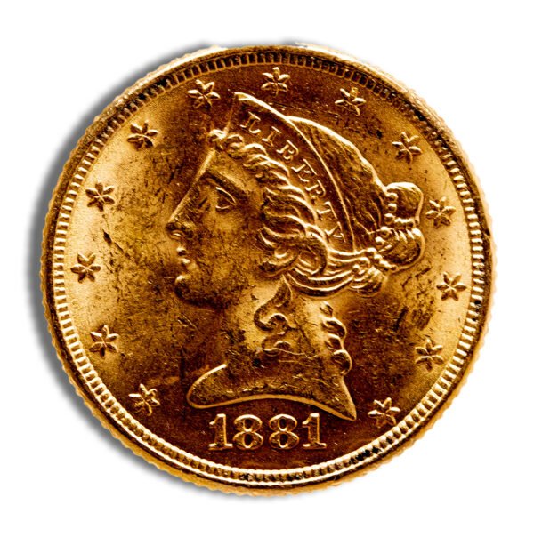  Gold Liberty Half Eagle - BU