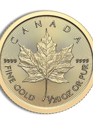 1/20 oz Gold Maple Leaf (Year Varies - Sealed)