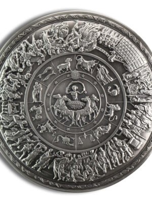 Kilo Silver South Korea Shield of Achilles Stacker