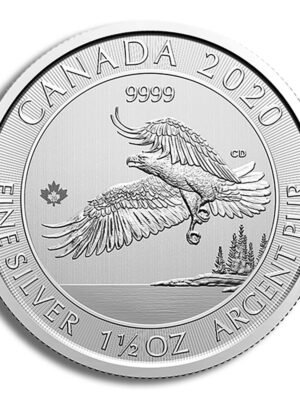 2020 1.5 oz Canadian North American Bald Eagle Silver Coin