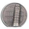 2022 2 oz Silver Cook Islands Leaning Tower of Pisa Coin