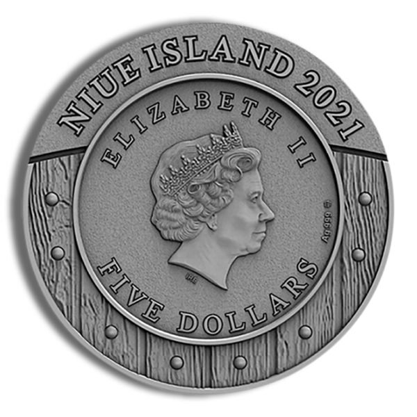 2021 2 oz Silver Niue Mulan