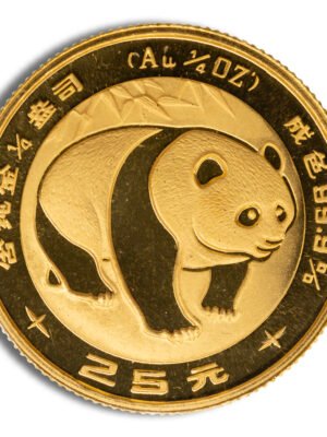 1/4 oz China Gold Panda - BU - Unsealed (Year Varies)