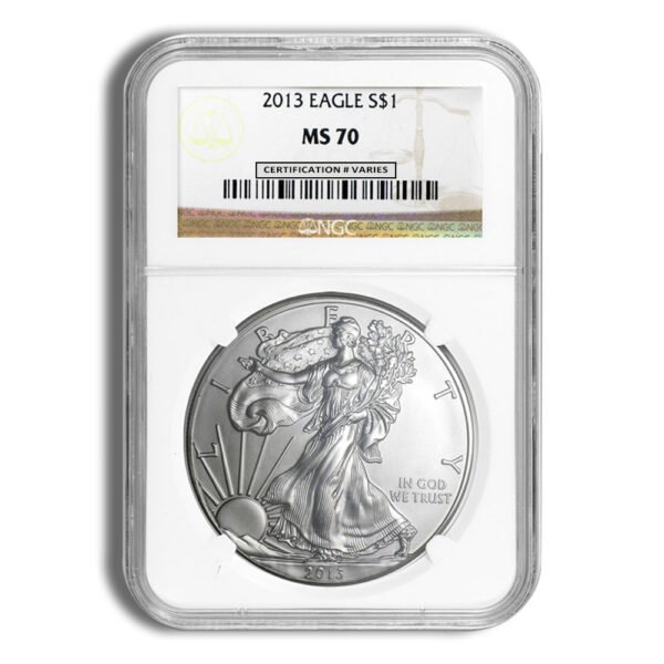 2013 Silver Eagle NGC MS70