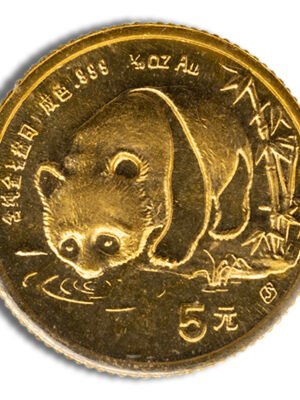 1/20 oz China Gold Panda - BU - Unsealed (Year Varies)