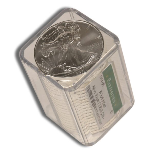 2021 (P) Silver Eagle Emergency Production 20-coin BU Roll PCGS