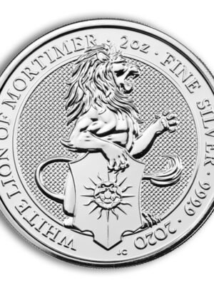 2020 2 oz Silver Great Britain Queen's Beasts - White Horse