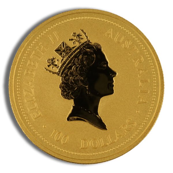 1996 1 oz Australia Gold Lunar Rat BU - Series I