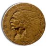 .5 Gold Indian Quarter Eagle - VF