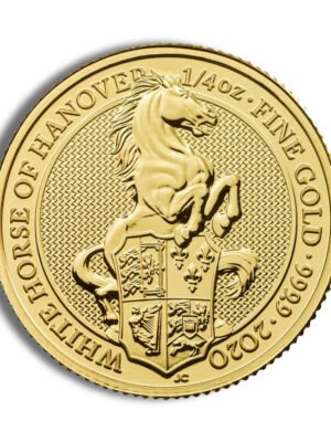 id10269909c3373346hS4WKYt1c5vQ5g-dWJOvNgzS79KQSUZRmqfawMtpd6ecohzOlext-1.jpg 2020 1/4 oz Great Britain Queen's Beast Gold Coin - White Horse