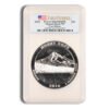 2010 5 oz ATB Mt Hood Silver Coin PCGS MS69PL