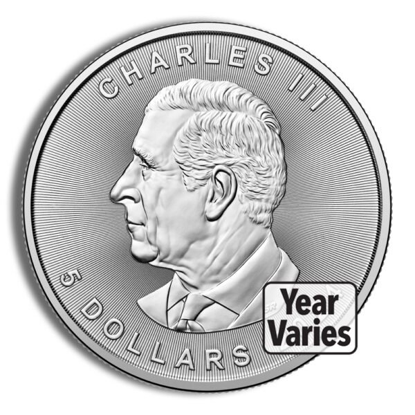 1 oz Canadian Silver Maple Leaf (Year Varies)