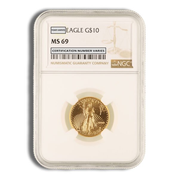 2000 1/4 oz Gold Eagle  NGC MS69