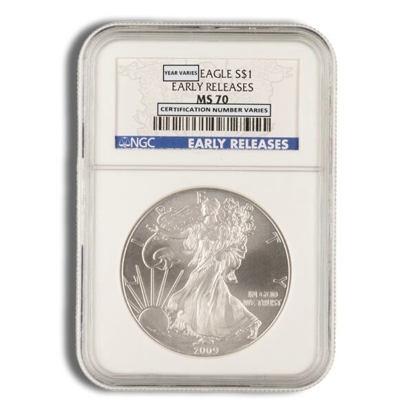 2009 Silver Eagle NGC MS70 Early Releases