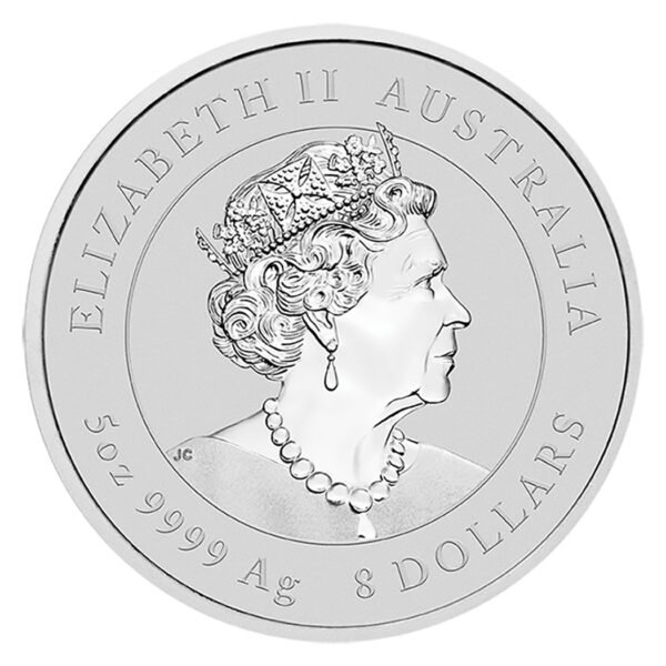 2021 5 oz Australia Silver Lunar Ox BU - Series III