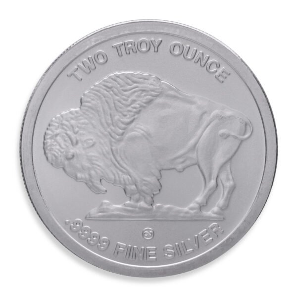 2 oz Silver Round - Buffalo Design