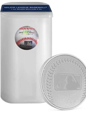 1 oz Official Major League Baseball Silver Round