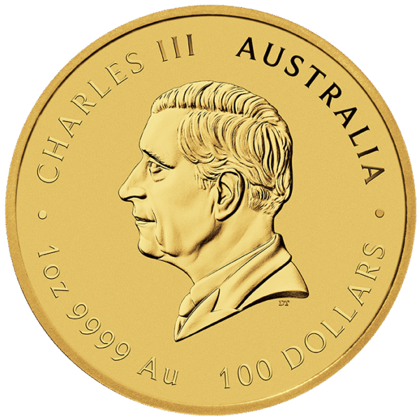 2025 1 oz Australia Gold Lunar Snake BU - Series III