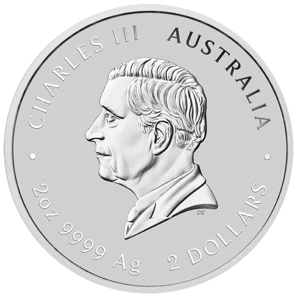 2025 2 oz Australia Silver Lunar Snake BU - Series III