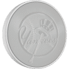 1 oz Official Major League Baseball Silver Round (New York Yankees)